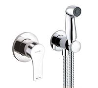 Kludi Zenta SL - Ensemble mitigeur encastré avec douchette de bidet, chrome 489990565