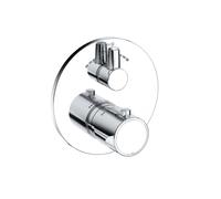 Kludi Zenta SL - Mitigeur thermostatique encastré, 2 sorties, chrome 388100545