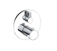 Kludi Zenta SL - Mitigeur de douche thermostatique encastré, chrome 388850545