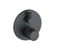 Kludi Zenta SL - Mitigeur de douche thermostatique encastré, noir mat 388853945