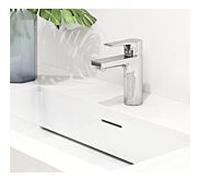 Kludi Zenta SL mitigeur lavabo 482980565 chromé , saillie 100 mm, avec mitigeur lavabo écoulement à pression