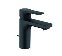 KLUDI ZENTA SL Mitigeur monocommandé pour lavabo, hauteur de bec 100mm, EcoPlus, 482933965, Couleur: noir mat