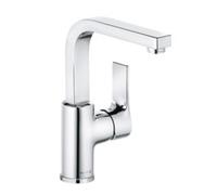 KLUDI ZENTA SL Mitigeur monocommandé pour lavabo, hauteur de bec 220mm, pivotant, sans garniture d'écoulement, chrome, 480280565
