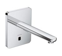 Kludi Mitigeur lavabo électronique Zenta 3840205 chromé – rosace à bord doux, projection 240 mm