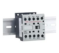 KLVN CJX2-K 220V 50/60Hz 6A 9A 12A Mini contacteur ca Din Rail 3P 3main 1NO/3main 1NC Tension de Bobine (Color : CJX2-K-0910)