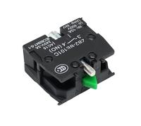 KLVN Interrupteur à Bouton-Poussoir Xb2, 1 pièce, Bloc de Contact Zb2be102c(NC) Zb2-be101c (NO) (Color : ZB2-BE101C NO)