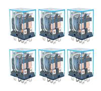 KLVN Relais de 10 pcs LY2NJ 12V 24V 110V 220V Petit Relais 1 0a 8pin Bobine Dpdt (Size : AC220)