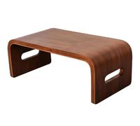 KLWQR Table Basse Salon Japonaise en Bois Massif, Table Basse pour S'asseoir au Sol, Marchepied, Multifonction, Portable avec Poignée, Polyvalente et Flexible(40x20x20 cm/16x8x8 in)