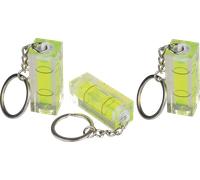 KM TOOL-003-3 - Niveau à bulle avec porte-clés - lot de 3