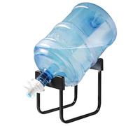 KMQRDZi 1 étagère pour bouteille d'eau, support pour carafe à eau de 3 à 5 gallons et 1 valve distributrice, étagère antidérapante pour refroidisseur d'eau potable, support pour carafe à eau,
