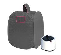 KMQRDZi Caisse de sudation, boîte de sauna pliable domestique, sauna à vapeur à la maison, 2 l SPA, sauna à vapeur tente de sauna et télécommande, température portable, sauna infrarouge spa à