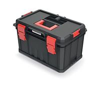 Kistenberg Caisse à outils Boîte à outils Boîte à outils d'atelier avec 2x séparations, capacité de charge 50 kg, plastique, Modular Solution 530 x 355 x 310 mm