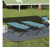 KMTNERVG Lit de camping pliable en tissu Oxford avec cadre en acier, lit d'extérieur pliable en tissu pour camping, lit de camp au design minimaliste