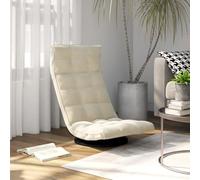 KMUNGDWG Chaise de sol pivotante à 360 degrés avec housse en velours, chaise de relaxation avec cadre en métal, chaise longue réglable sur 5 positions, pliable pour méditation, jeu, lecture