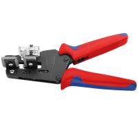 Knipex Pince à dénuder 12 12 13 – 10 à 20, 195 mm, poignées multimatières, couteaux de forme