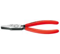 Knipex Pince à becs plats DIN ISO 5745 – 140 mm – noire, gainée en plastique