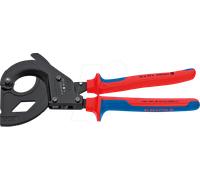 KN 95 32 315 A - Coupe-câbles (principe du cliquet) pour câbles à armature en aci