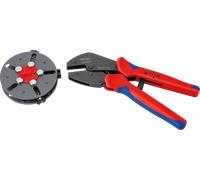 KN 97 33 03 - Pince à sertir, MultiCrimp®, avec 3 inserts de sertissage PV, 25