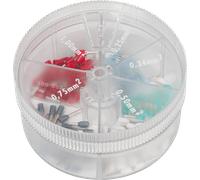 KN 97 99 905 - Assortiment d'embouts terminaux, isolés, 0,25 à 1,0 mm²