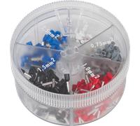 KN 97 99 906 - Assortiment d'embouts terminaux, isolés, 0,5 à 2,5 mm²