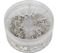 KN 97 99 910 - Assortiment d'embouts terminaux, non isolés, 0,5 à 2,5 mm²