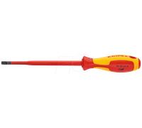 Knipex Tournevis Slim 98 20 40 SL – 202 mm, poignée isolante bi-matière certifiée VDE