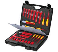 Knipex Coffret standard, 26 outils, avec outils isolés pour travailler sur des installations électriques Knipex Quantité:1