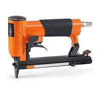 KN8016S Agrafeuse pneumatique de rembourrage de calibre 21 pour agrafes de la série 80 avec couronne de 1,27 cm, mode de tir continu, pistolet agrafeur à fil fin, agrafeuse à fil fin, bricolage,