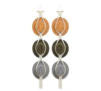 Knadgbft Bohe Mia Lot de 2 porte-chapeaux muraux en macramé pour suspendre les chapeaux décoratifs à large bord
