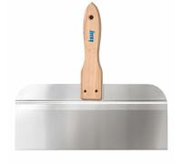 Knauf Spatule large en acier inoxydable pour joints de 300 mm - Coussinet à joint large pour les joints sur plaques de plâtre pour les bords HRK et HRAK en acier inoxydable