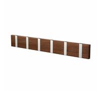 Knax garde-robe horizontalement 6 crochets noyer Loca - 5711394160106
