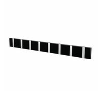 Knax garde-robe horizontalement 8 crochets noir Loca - 5711394180401