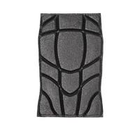 Kneetek IEPadSoft Genouillère Gris argenté/noir 1 pièce 248 x 150 x 18 mm | Genouillères flexibles avec seulement 35 g par pièce, mousse PE, forme ergonomique, convient à de nombreux types de pantalons