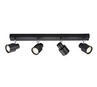 Knightsbridge Spot GU10 Quad Noir Mat