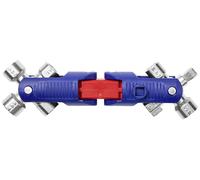 Knipex 00 11 06 V04 Clé 00 11 06 V04 clé universelle JointKey Quadro pour systèmes darrêt courants 161 mm Clé pour armoires de distribution 1 pc(s)