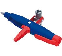 Knipex 00 11 08 Clé pour armoires de commande Profi-Key, forme stylo pour systèmes standards de fermeture 145 mm
