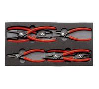Knipex 00 20 01 V02 Jeu de pinces pour circlips Adapté pour (pinces pour circlips) circlips intérieurs et extérieurs 12