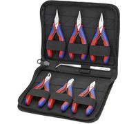 KNIPEX Mallette pour pinces électroniques 00 20 16, 7 pièces, Set de pinces