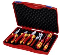 Knipex 00 21 15 Jeu d'outils VDE en valise 7 pièces