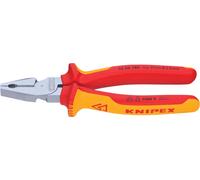 Knipex 02 06 225 VDE Kraft comb pliers 225 mm DIN ISO 5746, DIN EN 60900