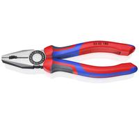Knipex Pince universelle 03 02 180 – 180 mm, bi‑matière, tête polie