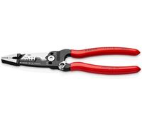KNIPEX 13 71 8 WireStripper Pince d'électricien multifonctions modèle américain recouvert de plastique noir atramenté 200 mm