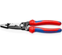 KNIPEX 13 72 8 WireStripper Pinces d'électricien multifonctions modèle américain avec gaines multi-composants noir atramenté 200 mm