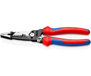 KNIPEX 13 72 8 WireStripper Pinces d'électricien multifonctions modèle américain avec gaines multi-composants noir atramenté 200 mm