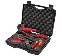 KNIPEX 13168 97 91 04 V01 Mallette à outils photovoltaïque pour connecteurs de câble solaire MC4 (multi-contact)