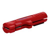Knipex Dénudeur pour câbles 1664125SB - plats 12 mm, ronds 4-13 mm - 125 mm - Sur carte