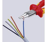 Knipex 22 06 160 VDE Pince à bouts ronds droite Acier magnétique Chrome-Vanadium 160 mm