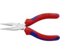 Knipex KNIPEX Pince à becs demi-ronds, droite, chromée, avec gaine 140 mm Quantité:1