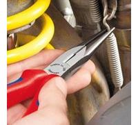Knipex 26 11 200 Pinces à becs demi-ronds avec tranchant pinces bec de cigogne 200 mm
