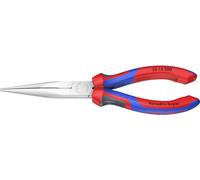 Knipex 26 15 200 pour l'atelier Pince plate à becs ronds droite Acier magnétique Chrome-Vanadium 200 mm